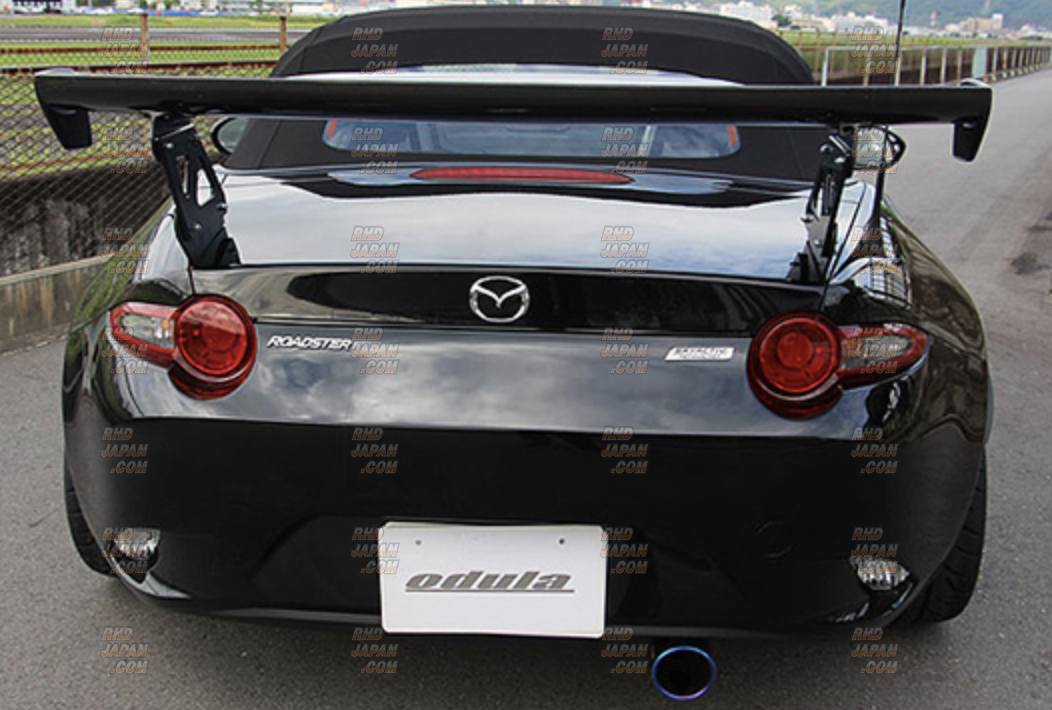 Odula GT Wing Spoiler Low Mount Carbon Fiber with Clear Coat